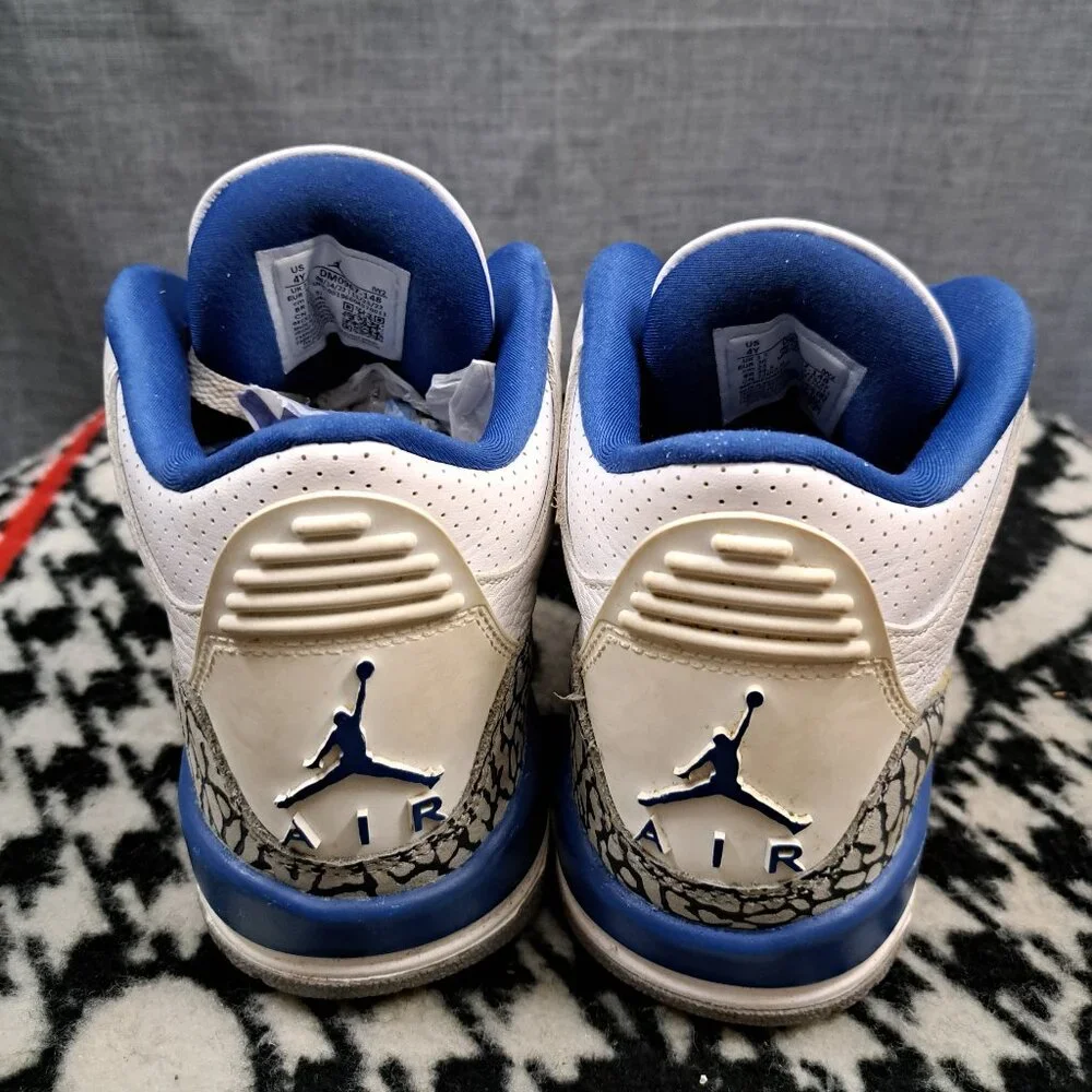 %Size 4Y Nike Air Jordan 3 Wizards GS AJ7